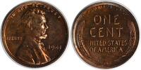 US Cent 1941 Lincoln Cent PR64 Uncertified #1235 None -