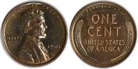 US Cent 1941 Lincoln Cent PR64 Uncertified #1236 None -