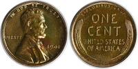 US Cent 1941 Lincoln Cent PR64 Uncertified #1238 None -