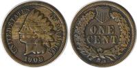 US Cent 1908-S Indian Cent F Uncertified #1022 None -