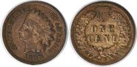 US Cent 1908-S Indian Cent F Uncertified #1027 None -