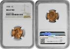 US Cent 1930 Lincoln Cent MS67RD NGC None -