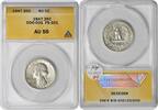 US Quarter 1947 Washington Quarter DDO FS-101 AU55 ANACS -