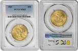US Ten Dollar 1901 $10 Gold Liberty Head MS62 PCGS None -