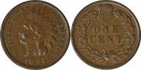 US Cent 1894 Indian Cent EF Uncertified None -