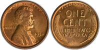 US Cent 1934-P Lincoln Cent MS64 Uncertified None -
