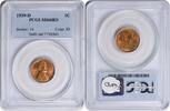 US Cent 1939-D Lincoln Cent MS66RD PCGS None -