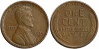 US Cent 1934-D Lincoln Cent EF Uncertified None -