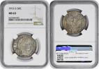 US Half Dollar 1915-S Barber Silver Half Dollar MS63 NGC None -