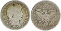 US Quarter 1897-S Barber Silver Quarter G Uncertified #1140 None -