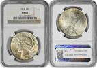 US Dollar 1924 Peace Silver Dollar MS63 NGC None -
