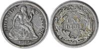 US Dime 1869-S Liberty Seated Silver Dime EF Uncertified #152 None -