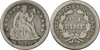 US Dime 1841-O Liberty Seated Silver Dime VF Uncertified None -