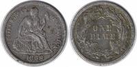 US Dime 1869-S Liberty Seated Silver Dime EF Uncertified #200 None -