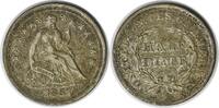 US Half Dime 1857 Liberty Seated Silver Half Dime AU Uncertified #152 None -
