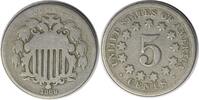 US Nickel 1869 Shield Nickel RPD FS-1302 G Uncertified None -