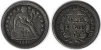 US Dime 1842-O Liberty Seated Silver Dime VF Uncertified #1121 None -