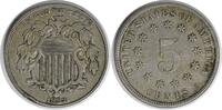 US Nickel 1882 Shield Nickel RPD EF Uncertified #930 None -