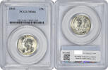 US Quarter 1943 Washington Silver Quarter MS66 PCGS None -