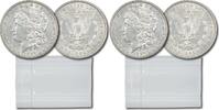 US Dollar Choice About Uncirculated Morgan Dollars - 20 Pieces Mixed Dates None -