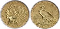 US Two and a Half Dollar 1913 $2.50 Gold Indian AU58 Uncertified #319 None -