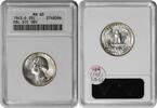 US Quarter 1943-D Washington Quarter DDO FS-101 MS63 ANACS -