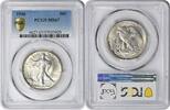 US Half Dollar 1946 Walking Liberty Silver Half Dollar MS67 PCGS None -