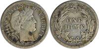 US Dime 1912 Barber Silver Dime F Uncertified None -