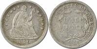 US Half Dime 1856 Liberty Seated Silver Half Dime EF Uncertified None -