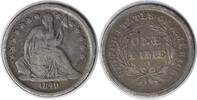 US Dime 1840-O Liberty Seated Silver Dime No Drapery F Uncertified #954 None -