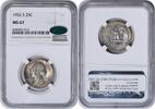 US Quarter 1952-S/S Washington Silver Quarter RPM 1 (Unattributed) MS67 NGC (CAC) CAC -