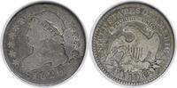 US Dime 1820 Bust Silver Dime Obverse Cud VG Uncertified #100 None -