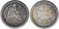 US Dime 1856-O Liberty Seated Silver Dime RPD F-104 AU Uncertified #110 None -