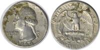 US Quarter 1964 Washington Silver Quarter Struck on Nickel Planchet EF Uncertified #1116 None -