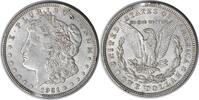 US Dollar 1921 Morgan Silver Dollar Minor Rim Clip AU Uncertified None -