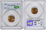 US Cent 1944 Lincoln Cent MS67RD PCGS (CAC) CAC -