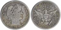 US Quarter 1914-S Barber Silver Quarter F Uncertified #1042 None -