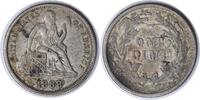 US Dime 1888 Liberty Seated Silver Dime EF Uncertified None -