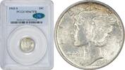 US Dime 1943-S Mercury Silver Dime MS67FB PCGS (CAC) CAC -