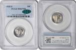 US Dime 1945-S Mercury Silver Dime MS67FB PCGS (CAC) CAC -