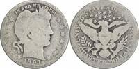 US Quarter 1897-O Barber Silver Quarter AG Uncertified None -