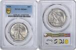 US Half Dollar 1936 Walking Liberty Silver Half Dollar MS66+ PCGS None -