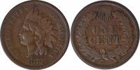 US Cent 1874 Indian Cent VF Uncertified None -