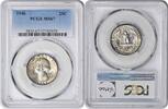US Quarter 1946 Washington Silver Quarter MS67 PCGS None -