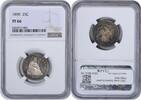 US Quarter 1890 Liberty Seated Silver Quarter PR66 NGC None -