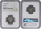 US Quarter 1914-S Barber Silver Quarter VG10 NGC None -