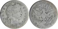 US Quarter 1915-S Barber Silver Quarter AG Uncertified None -