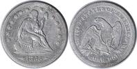 US Quarter 1855-O Liberty Seated Silver Quarter Arrows VF Uncertified #250 None -