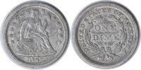 US Dime 1842-O Liberty Seated Silver Dime VF Uncertified #333 None -