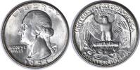 US Quarter 1953-D Washington Silver Quarter MS64 Uncertified None -